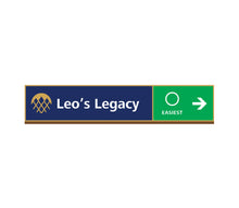 Load image into Gallery viewer, Ski Slope Sign Leo&#39;s Legacy
