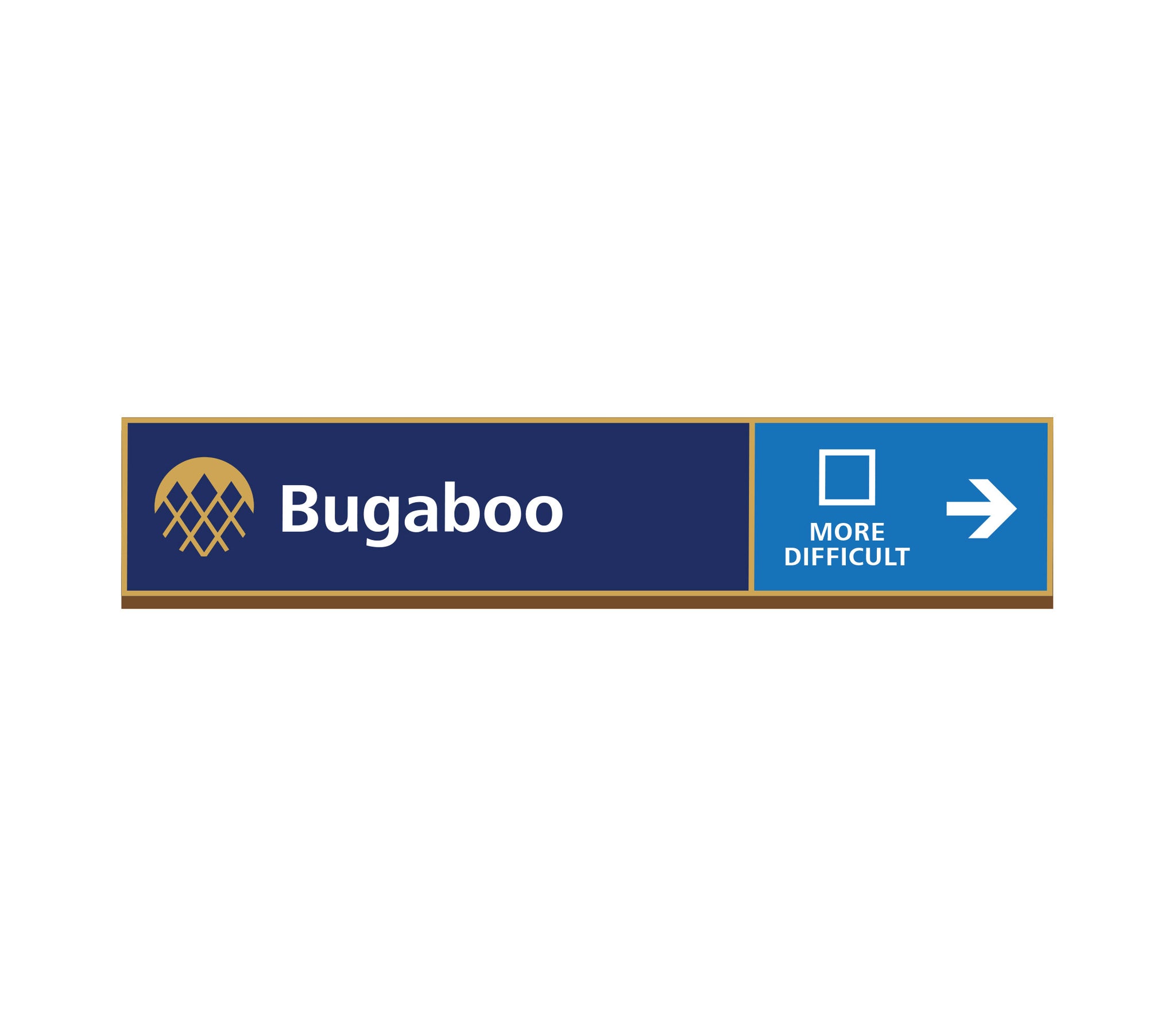 Ski Slope Sign Bugaboo