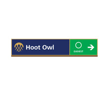 Load image into Gallery viewer, Ski Slope Sign Hoot Owl
