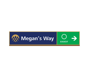 Ski Slope Sign Megan's Way