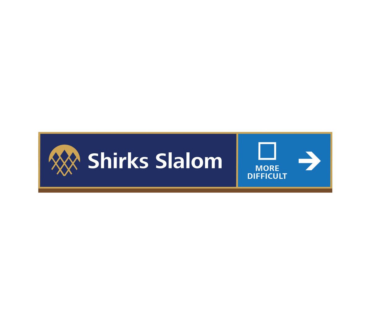 Ski Slope Sign Shirk's Slalom – Shop Crystal